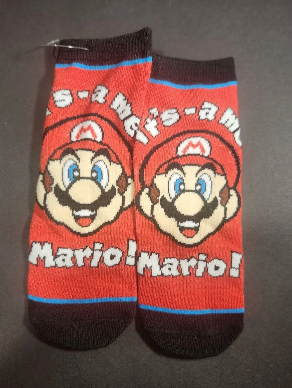 NWOT Kid's Super Mario Red Character Socks